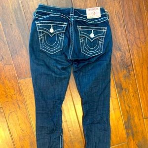 True Religion Size 27 Skinny Jeans